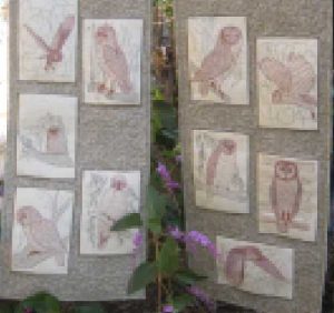 Wall hangings using Aus Owls 