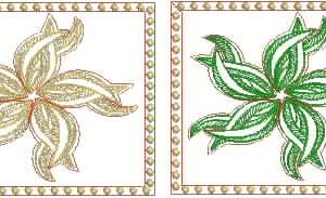 Aussie Candlwicking 14x14 Gum Leaves
