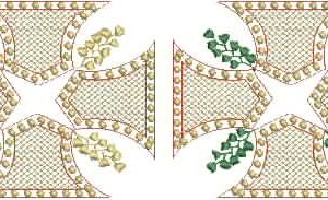 Aussie Candlewicking 14x14 Fern