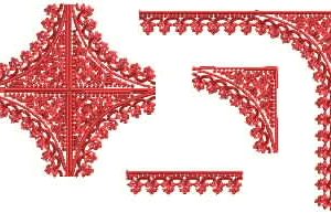 Cast Iron Lace Red Designs